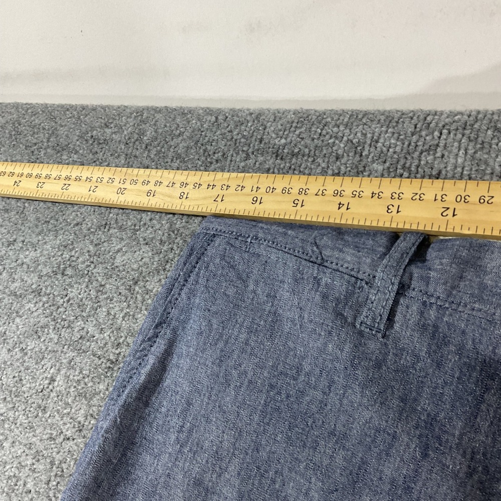 J.Crew 484 Slim Fit Stretch Pants Mens 32x32 Blue Heathered Chino Trousers - Picture 11 of 12
